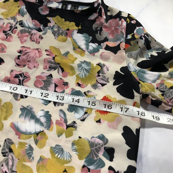 MNG Collection Black & Cream Floral Shift Dress - Picture 4 of 8